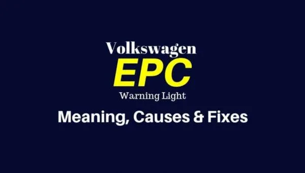You are currently viewing Volkswagen EPC Light – Signification, causes et correctifs