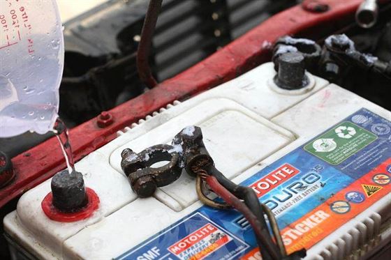 Clean Corroded Car Battery Terminals