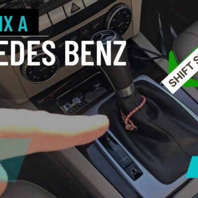 Résoudre un problème de changement de vitesse Mercedes Benz bloqué dans le stationnement ( Mercedes Shift Lock Release )