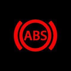 Luz de advertencia de frenos antibloqueo