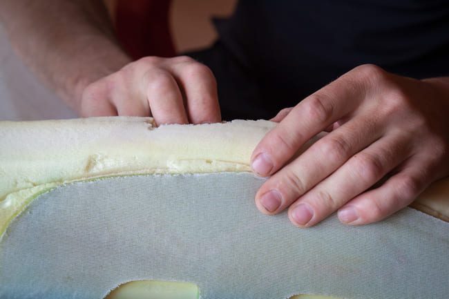 Réparation du rembourrage