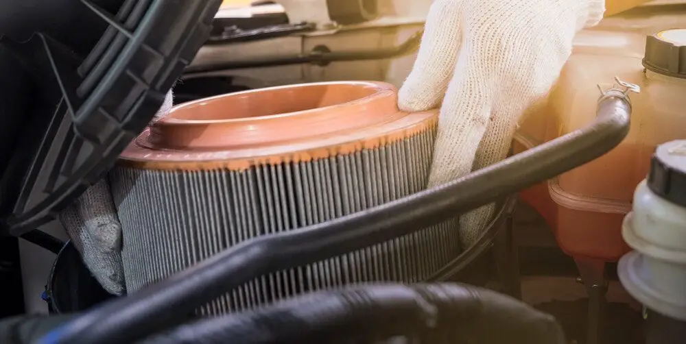 Filtro de aire sucio