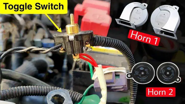 汽车喇叭维修示意图