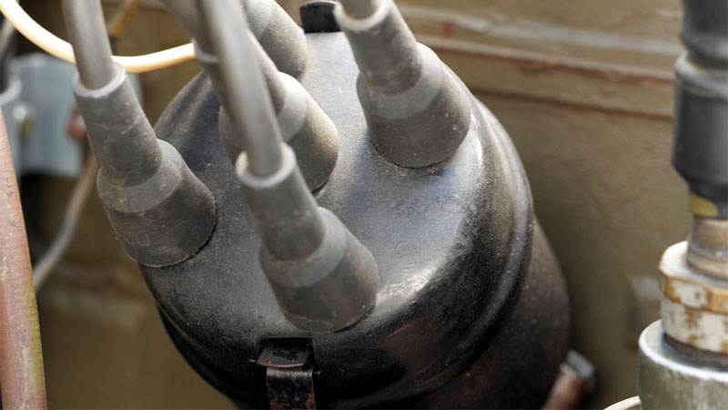 emplacement du bouchon du distributeur