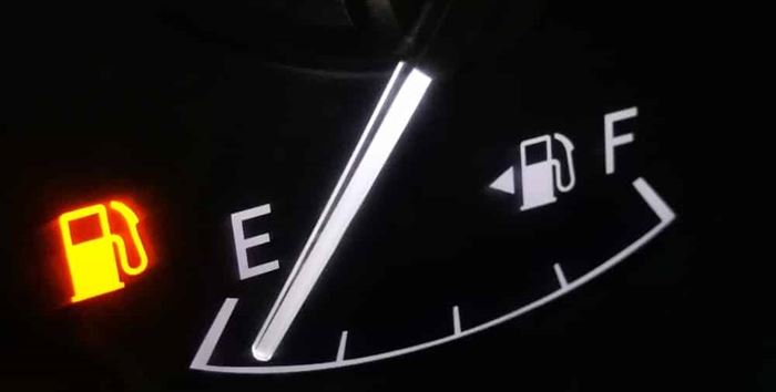 Depósito de combustible vacío