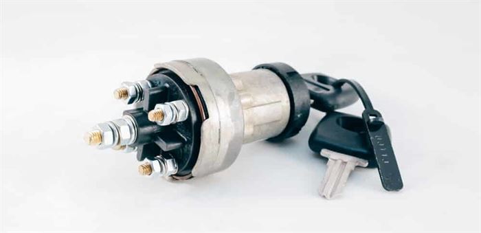 Interruptor de encendido de un coche