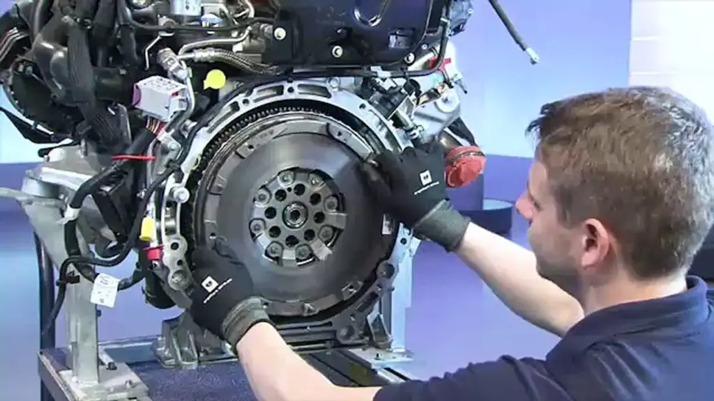 Diagrama o foto de un volante motor bimasa