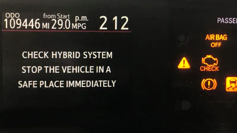 ハイブリッドシステムを点検