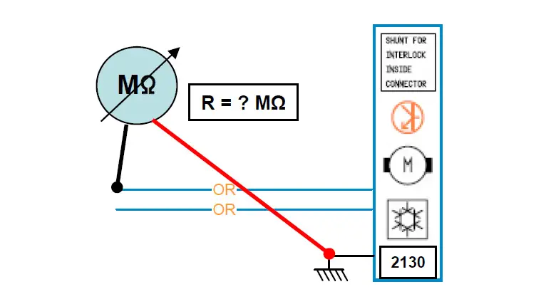 Comprobador de aislamiento en compresor de aire acondicionado