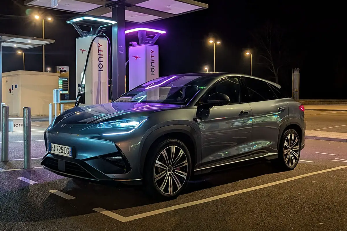 BYD Sealion 7 beim Ladevorgangstest