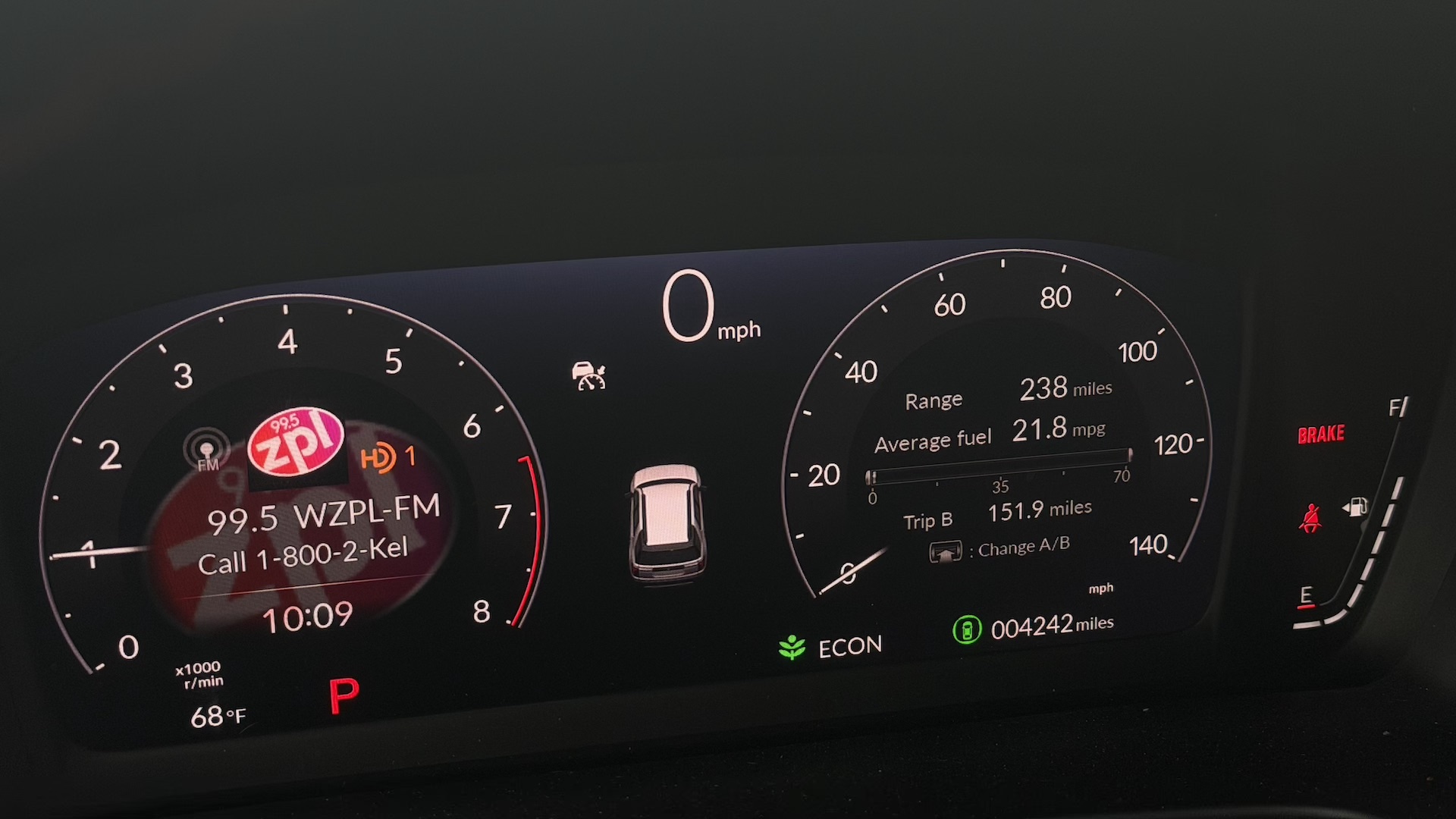 Honda Passport TrailSport 2026 Detailansicht Innenraum