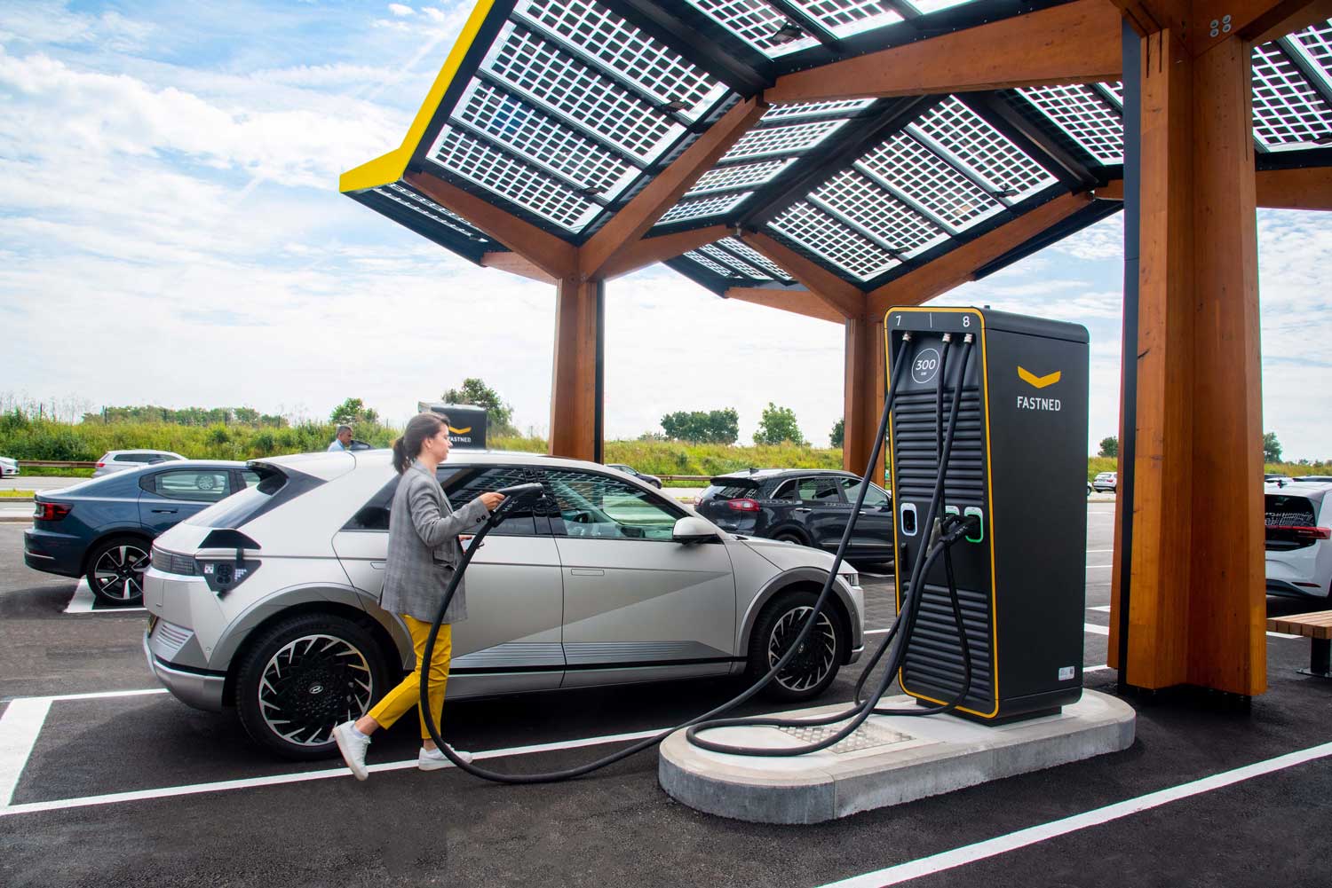 Station de recharge Fastned en Allemagne