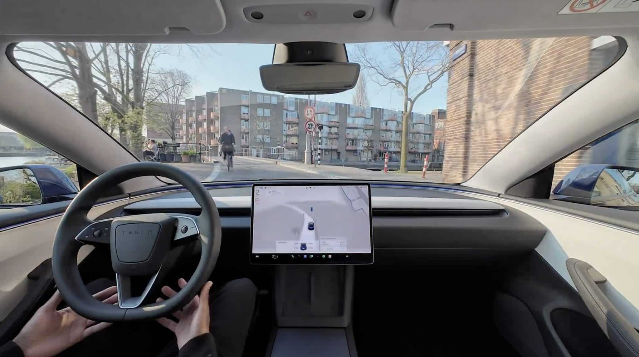 Tesla FSD undergoing testing in Amsterdam