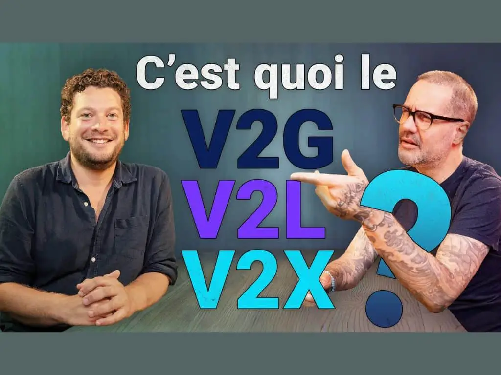 Véhicule électrique connecté au réseau