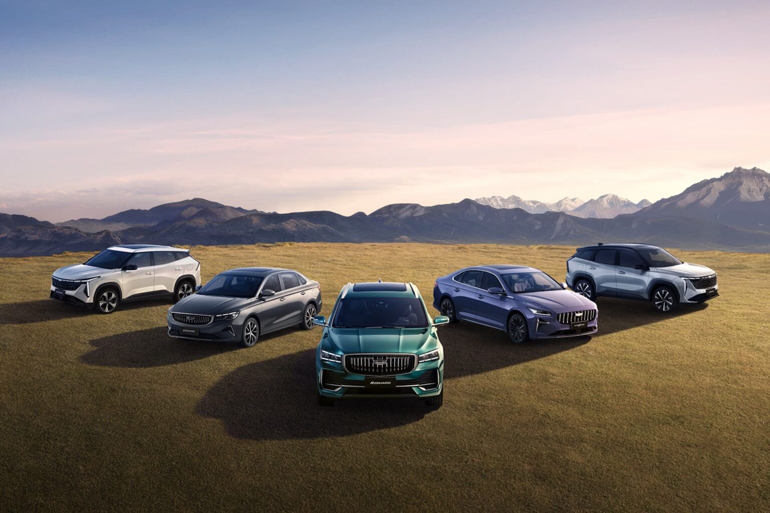 ジーリー車種ラインナップ