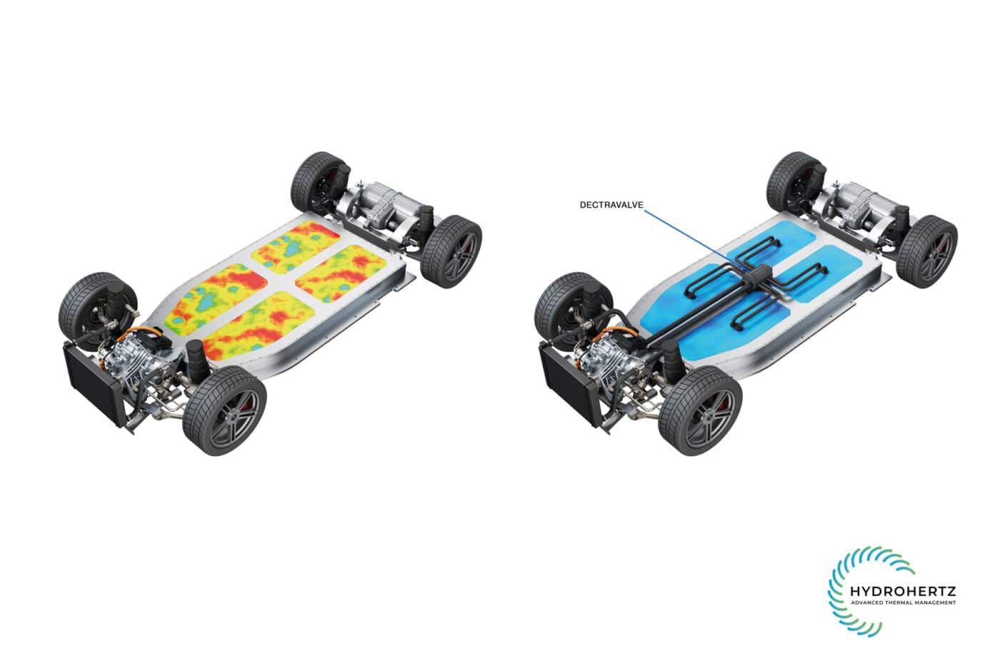 Sistema de refrigeración Hydrohertz para baterías de coches eléctricos