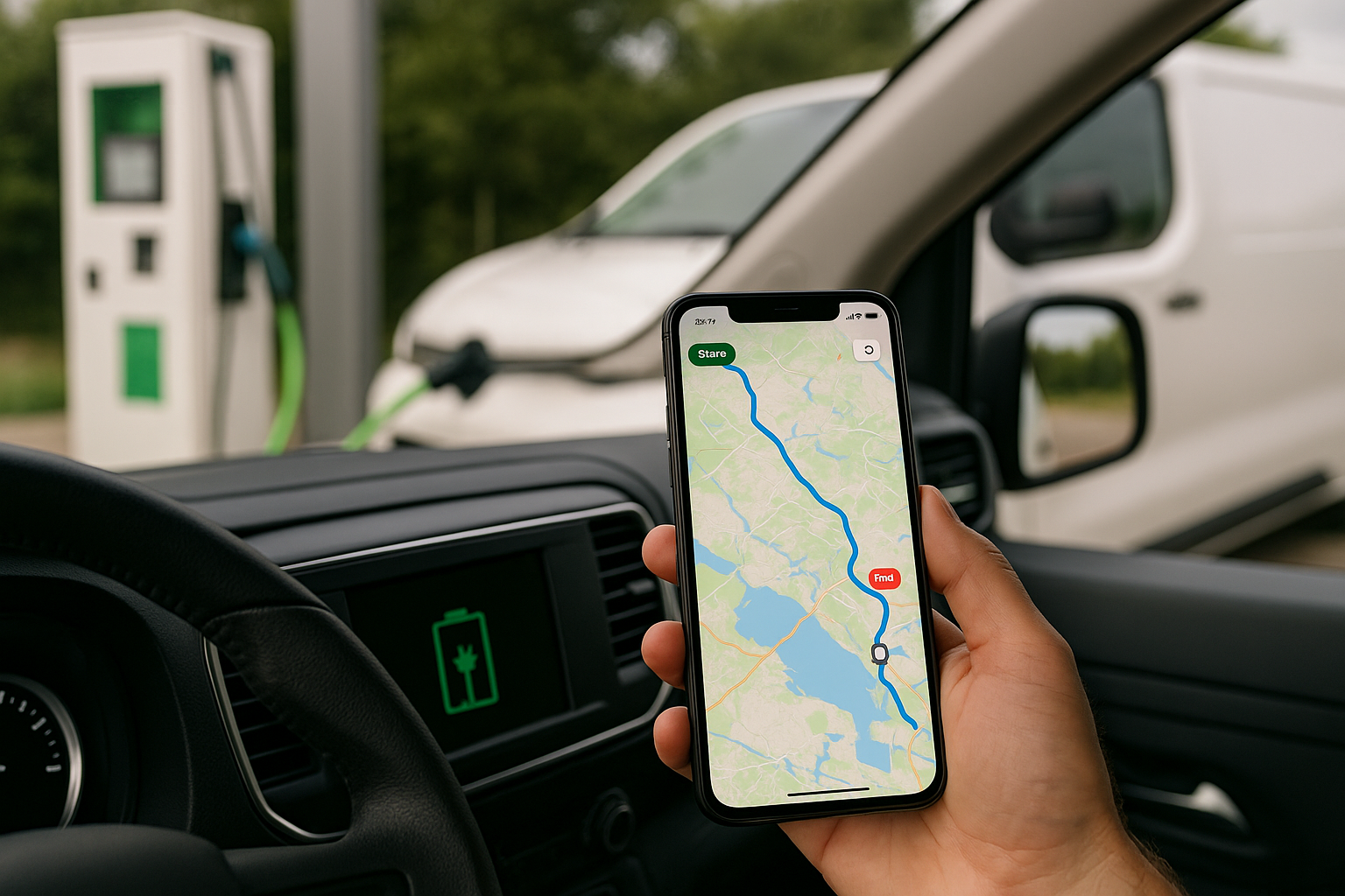 Arval route planner interface