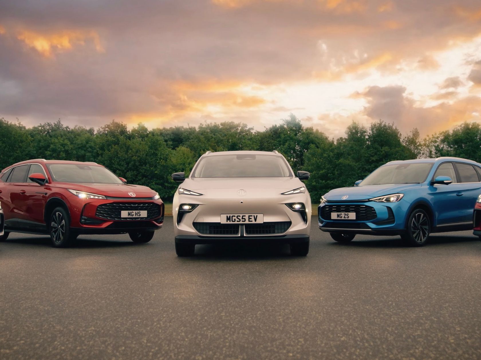 Gamme de véhicules MG Motor présentée en ligne