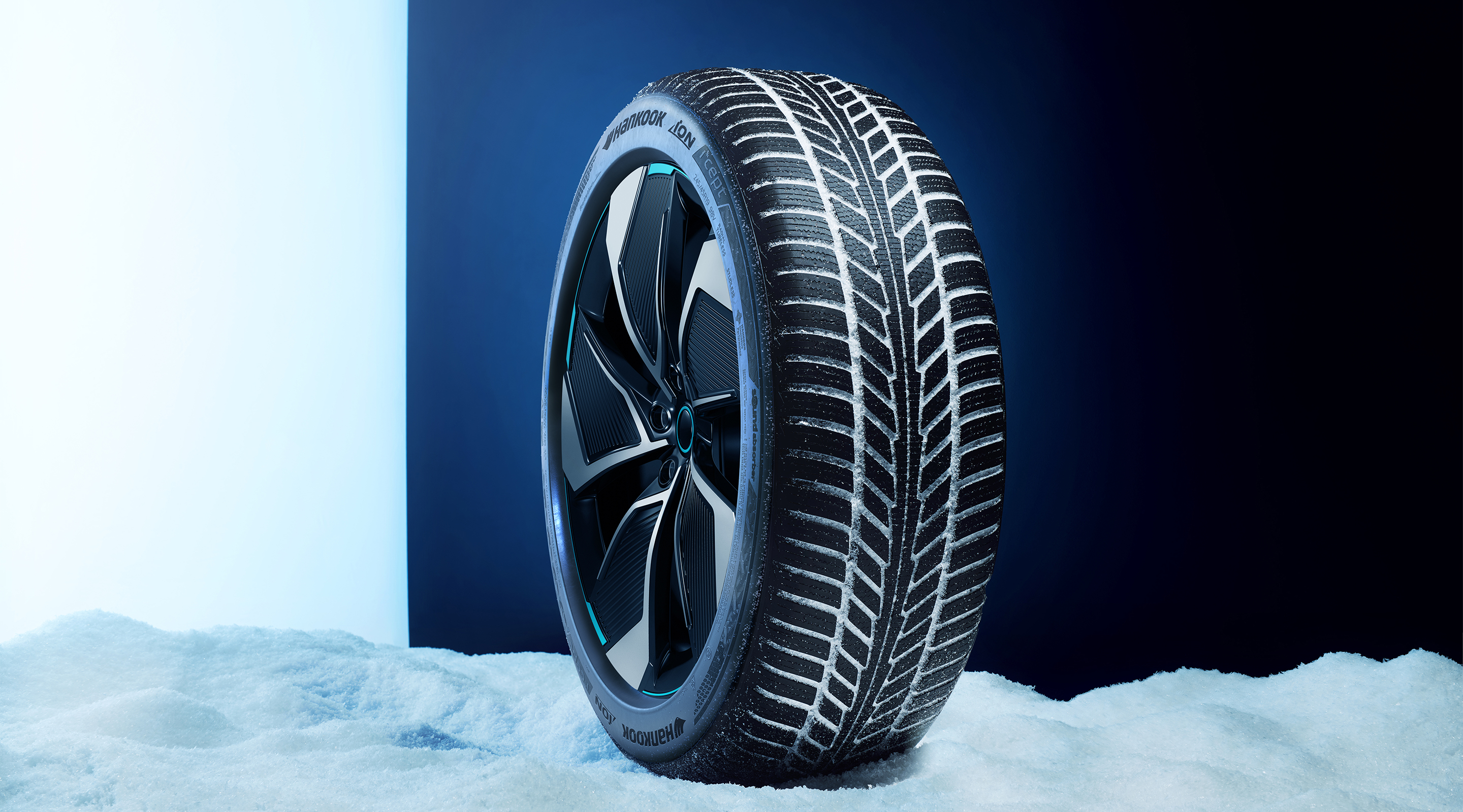 Pneu hiver Hankook iON i*cept sur une voiture électrique