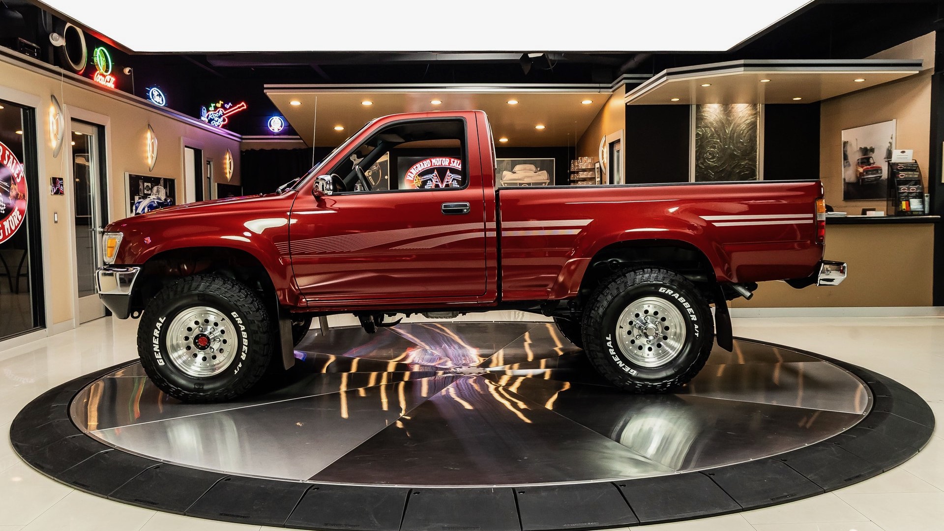 1991 Toyota Pickup profile view.