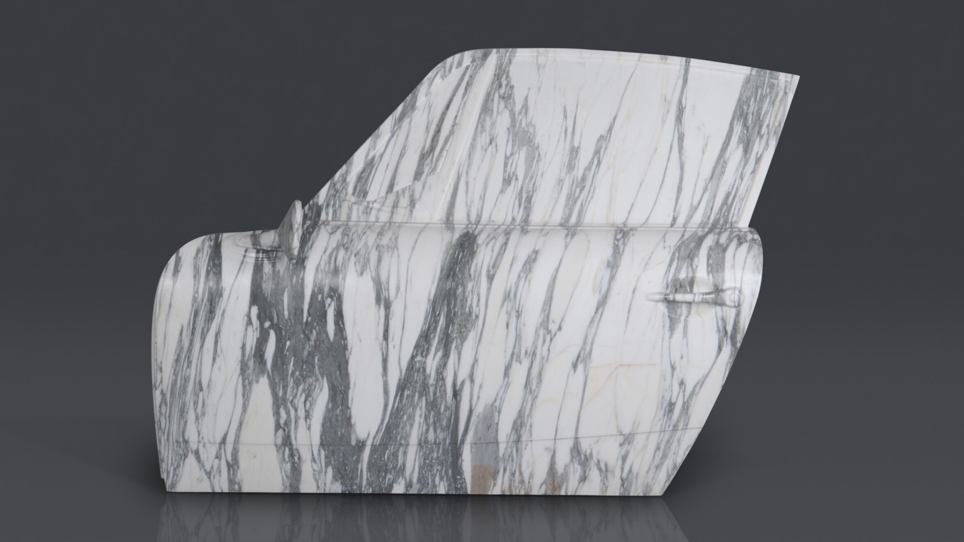 Casper Braat Porsche 911 front bumper sculpture.