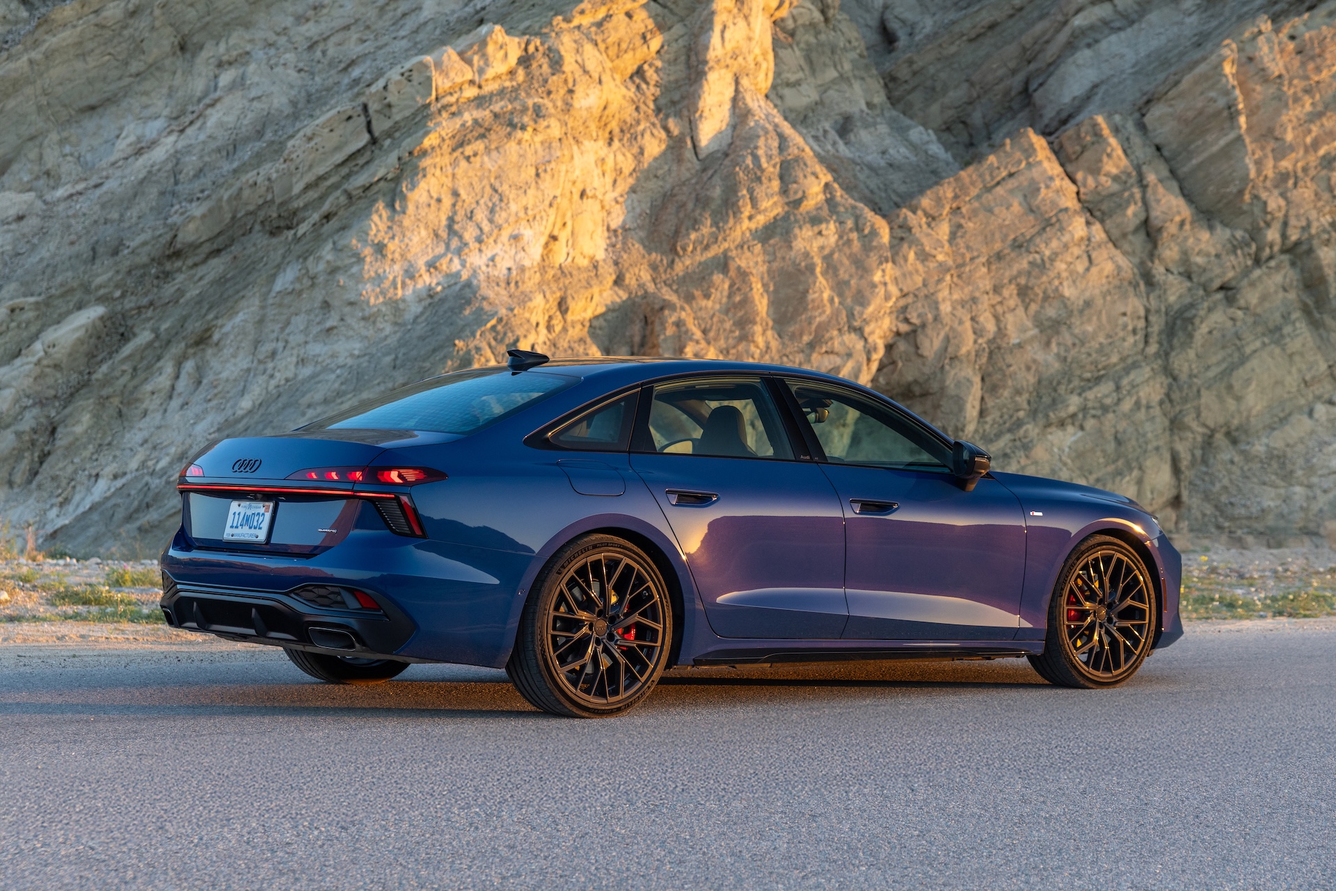 Tableau de bord et écran de l'Audi A6 2026