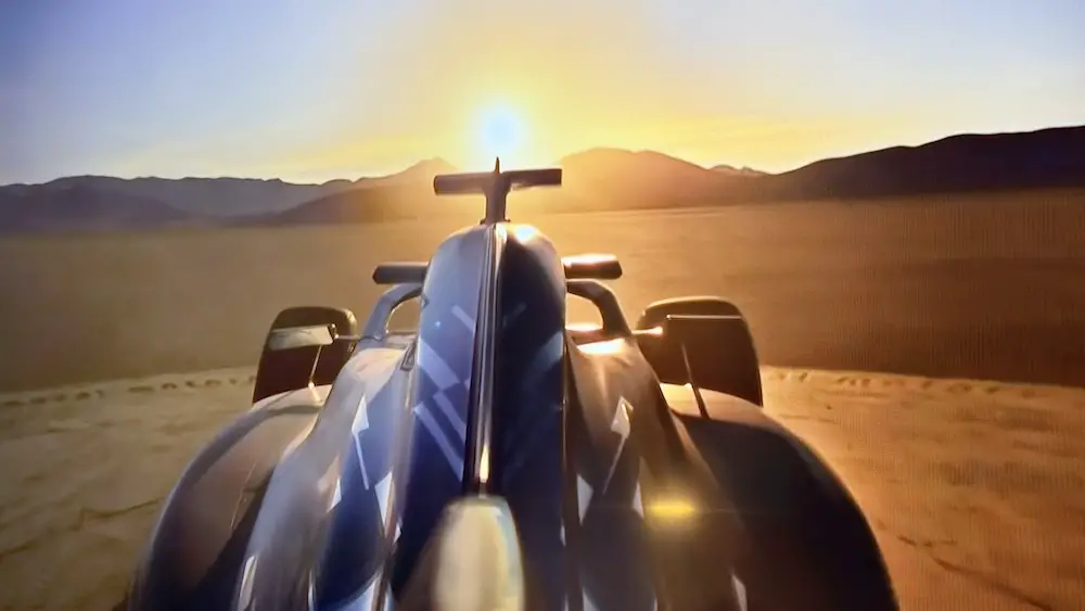 Vue de face de la monoplace Cadillac F1 2026