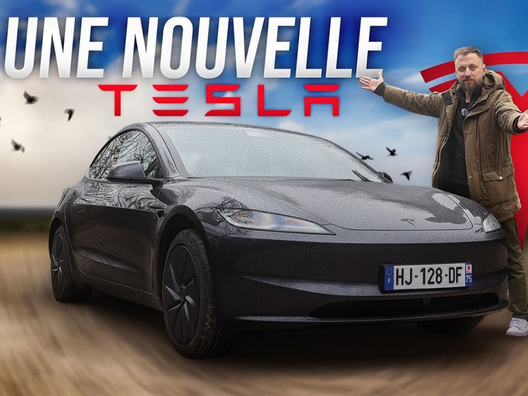 Tesla Model 3 Propulsion de profil