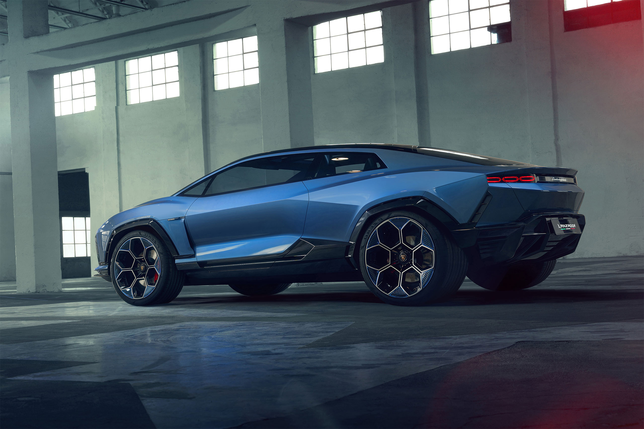 Concept car Lamborghini Lanzador vue de trois quarts avant