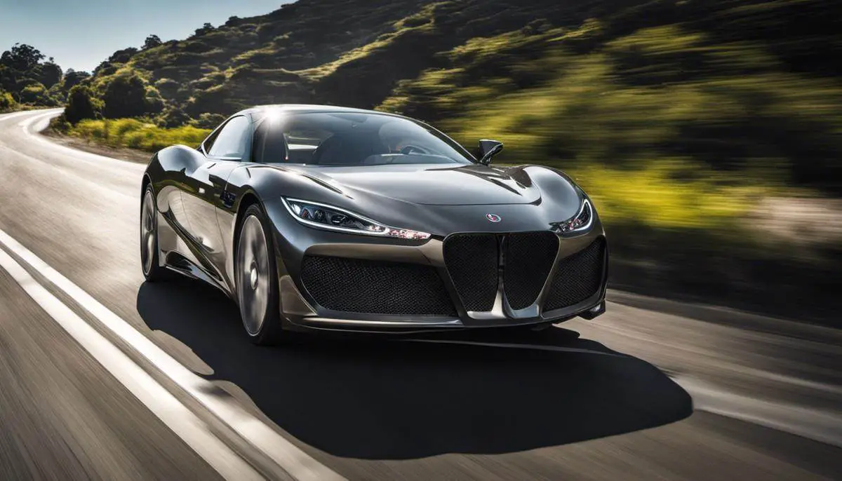 Bild eines Autos mit adaptiver Bremstechnologie